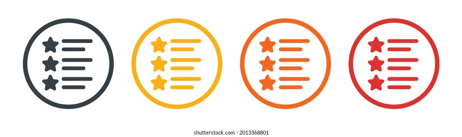 Ranking list icon vector illustration.