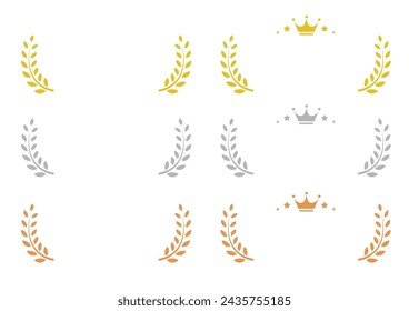 Es conjunto de ilustración de material de clasificación.