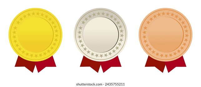 It is ranking material illustration set.