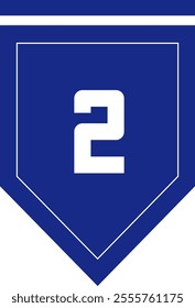 It is a ranking material with a ranking on the badge.