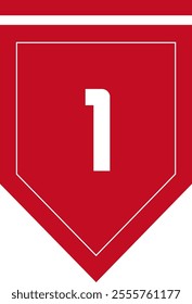 It is a ranking material with a ranking on the badge.