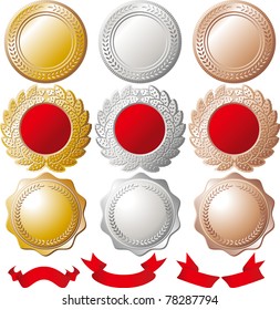 Ranking medal set