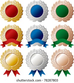 Ranking medal set