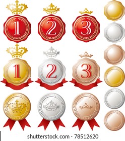 Ranking medal set