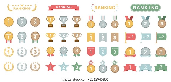 Ranking definir coroa prêmio fita quadro laurel decoração coroa grande prêmio 1º lugar medalha bandeira simples