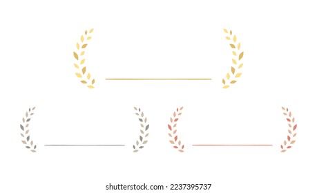 Ranking Title Icon Vector Illustration No.1 Copy Space