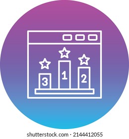 Icono de vector de clasificación. Se puede usar para imprimir, móviles y aplicaciones web.