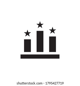 ranking vector icon logo design