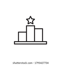 ranking vector icon logo design