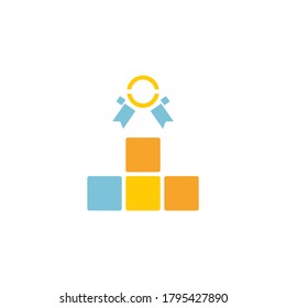 ranking vector icon logo design