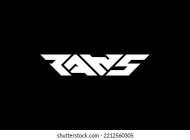 RANS logo template, black and white logo