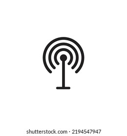 ransmitter antenna icon design vector illustration sign symbol.