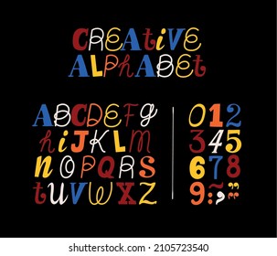 ransom note alphabet and numbers