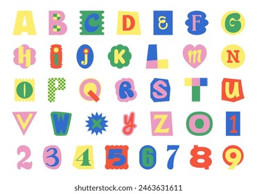 Ransom Note Letter Alphabet Set