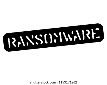 Ransomware black stamp