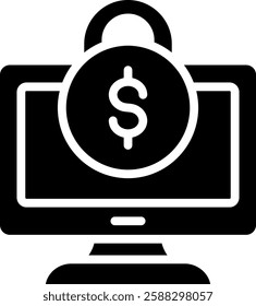 Ransomware Icon Element For Design