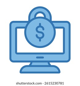 Ransomware Icon Element For Design