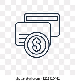 Ransomware vector outline icon isolated on transparent background, high quality linear Ransomware transparency concept can be used web and mobile