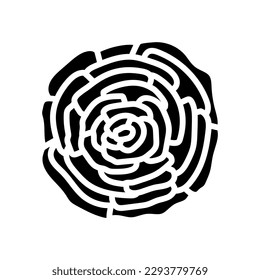 ranunculus flower spring glyph icon vector. ranunculus flower spring sign. isolated symbol illustration