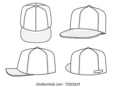 Rap cap (vector)