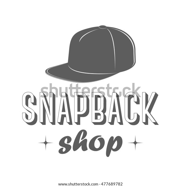 Rap Caps Shop Logo Hip Hop Stock Vector Royalty Free 477689782