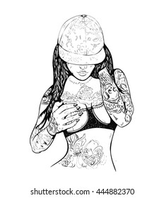 Urban Girls With Cap Images, Stock Photos \u0026 Vectors