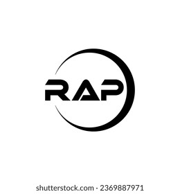 RAP Letter Logo Design, Inspiration for a Unique Identity. Modern Elegance and Creative Design. Watermark Your Success with the Striking this Logo.