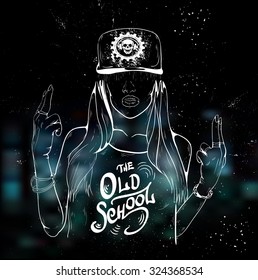 rap backgrounds images stock photos vectors shutterstock https www shutterstock com image vector rap music girl pretty young urban 324368534