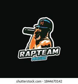 Rap Music Mascot & eSports Gaming Logo