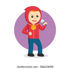 rap singer man color