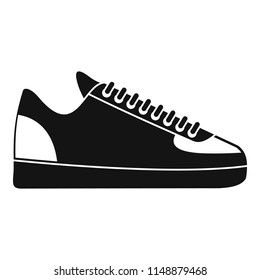 Rap sneakers icon. Simple illustration of rap sneakers vector icon for web design isolated on white background