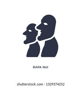 rapa nui icon. Simple element illustration from buildings concept. rapa nui editable symbol design on white background. Can be use for web and mobile.