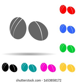 rape multi color style icon. Simple glyph, flat vector of nuts icons for ui and ux, website or mobile application