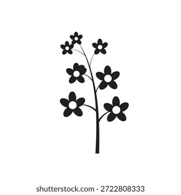 Rape plant icon. Simple illustration of rape plant vector icon for web design isolated on white background