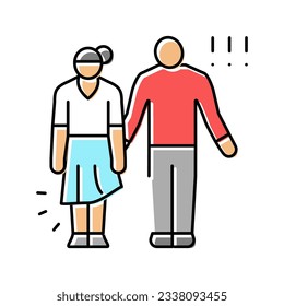 Vektorgrafik der Vergewaltigungsgewalt Vergewaltigungsgewalt-Schild. einzelne Symbolillustration