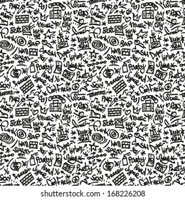 rap,hip hop - seamless background
