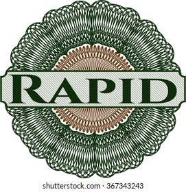 Rapid abstract rosette