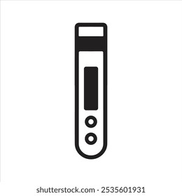 Rapid antigen test. Test strip icon