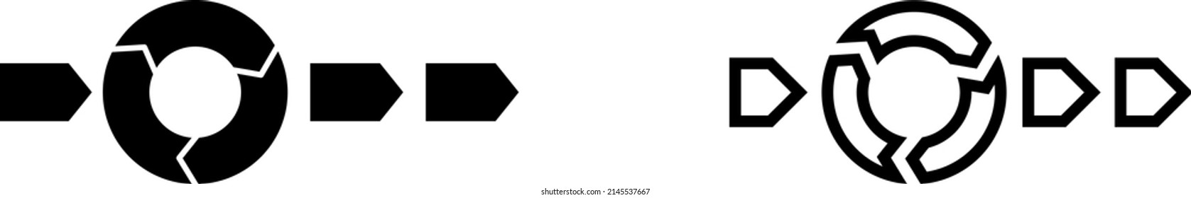 Rapid application development, vector icon