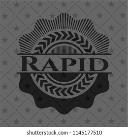 Rapid dark badge