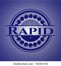 Rapid with denim texture