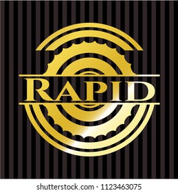 Rapid golden emblem