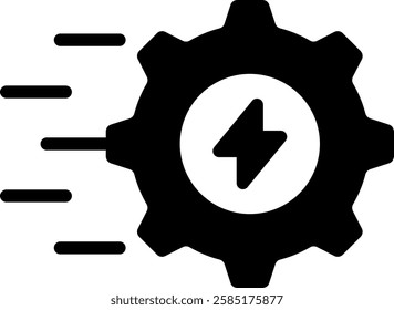 Rapid Icon Glyph Vector Illustration