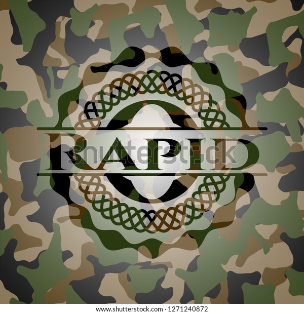 Rapid on camouflaged\
pattern