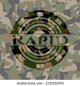 Rapid on camouflaged texture