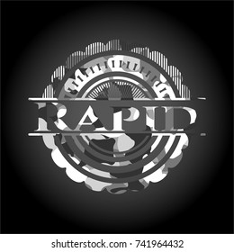 Rapid on grey camouflaged texture