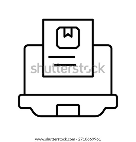 Rapid Prototyping icon with white background vector stock illustration