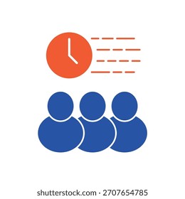 Rapid Response Symbol Kontur bearbeitbare Kontur Linie Zeichnung eps.