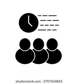 Rapid Response Symbol Kontur bearbeitbare Kontur Linie Zeichnung eps.