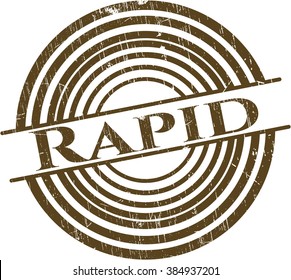 Rapid rubber seal